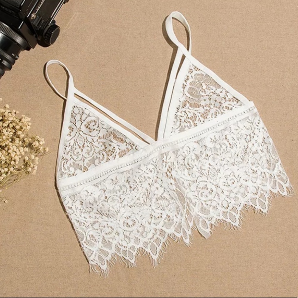 White Lace Bralette